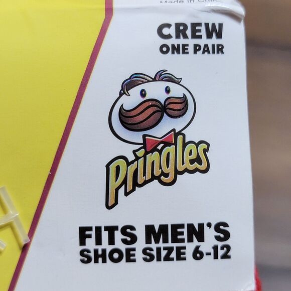 Crazy Socks Pringles Crew - Size Men's 6-12, NWT - Picture 3 of 4